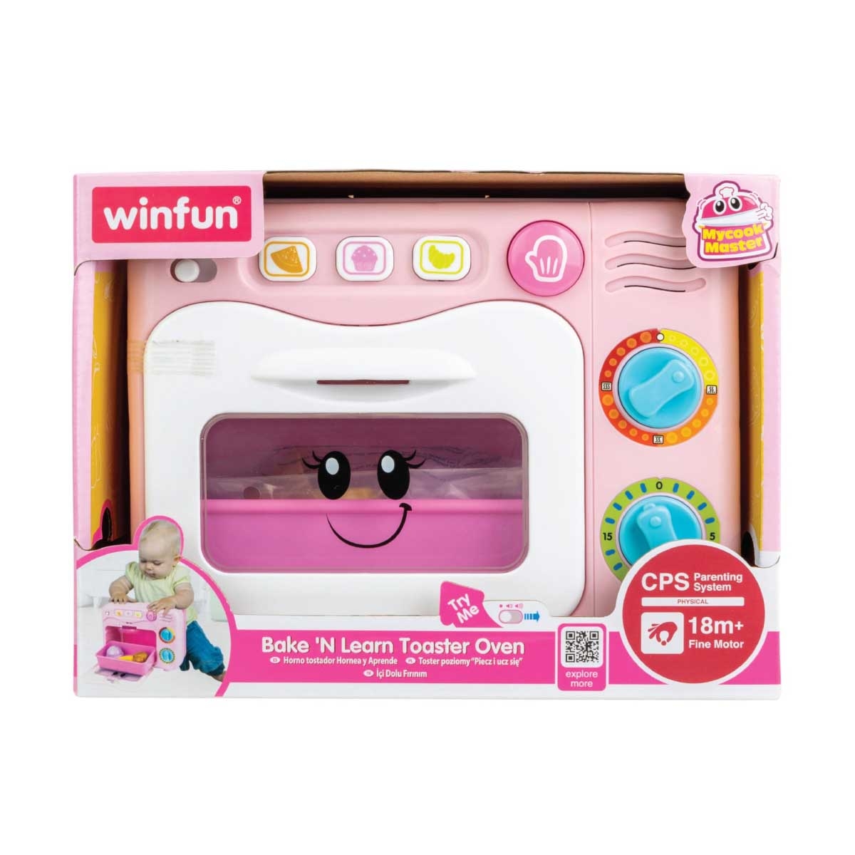 Winfun Bake 'N Learn Toaster Oven Toddler, 0-2 Years