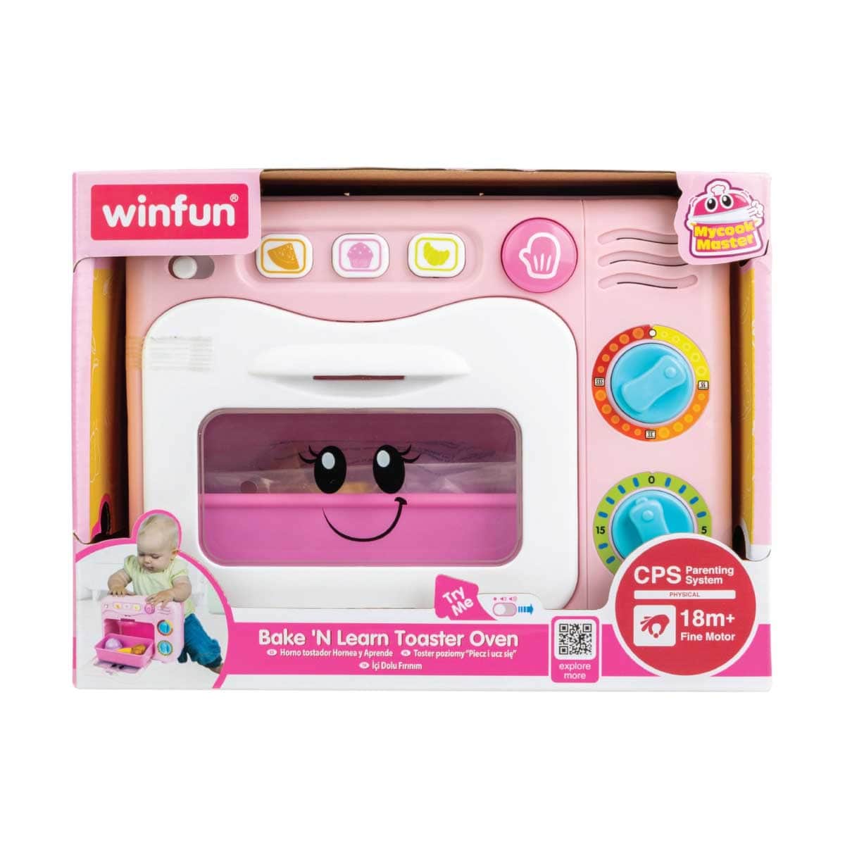 Winfun Bake 'N Learn Toaster Oven Toddler, 0-2 Years