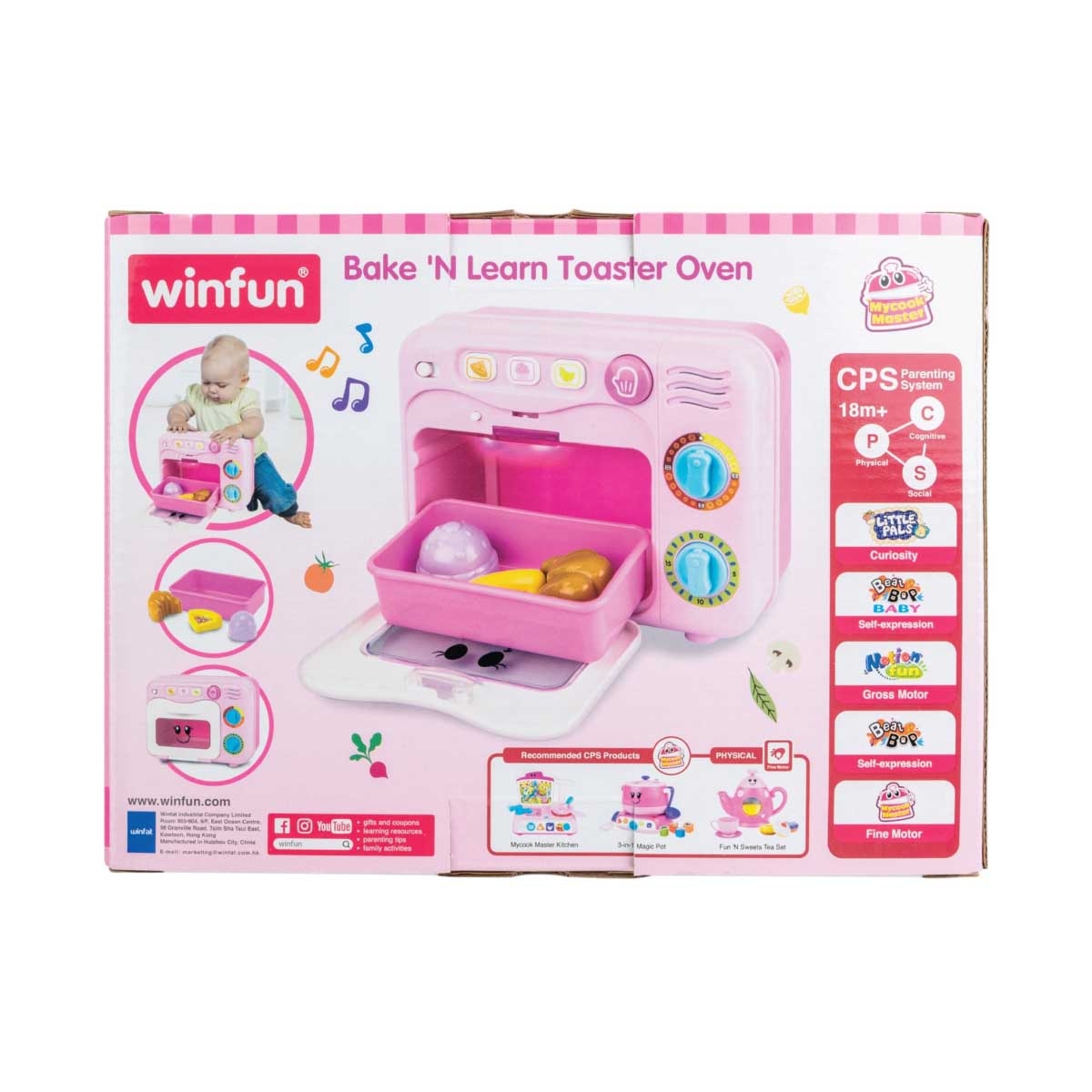Winfun Bake 'N Learn Toaster Oven Toddler, 0-2 Years