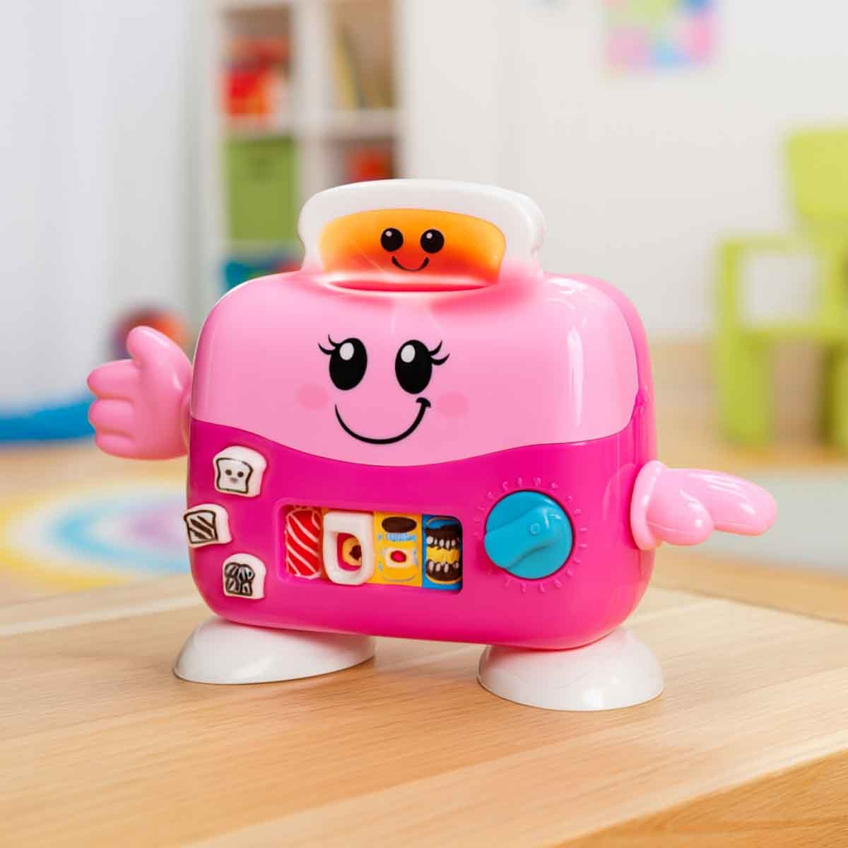 Winfun Bouncy Mrs. Toaster Interactive Toy Toddler, 0-2 Years