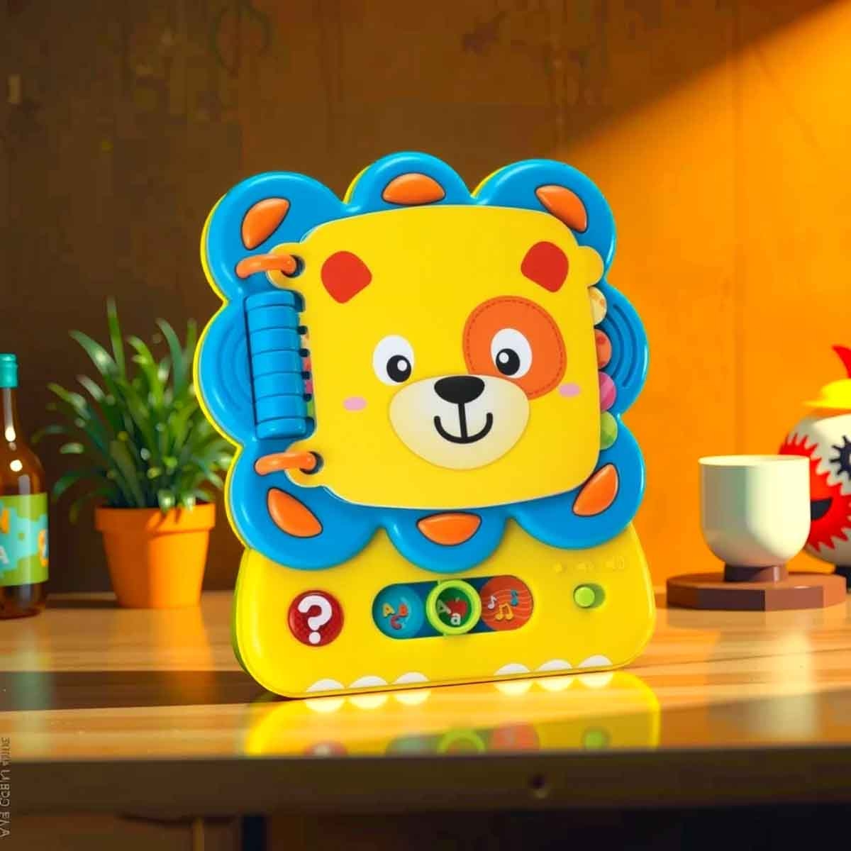 Winfun Caesar The Lion Let’s Read! Book Toddler, 0-2 Years