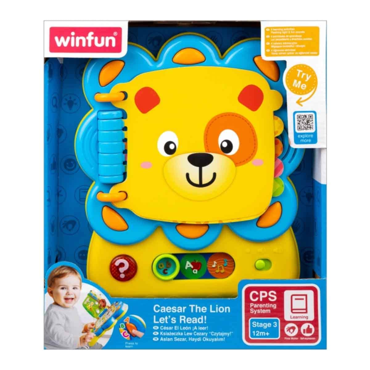 Winfun Caesar The Lion Let’s Read! Book Toddler, 0-2 Years
