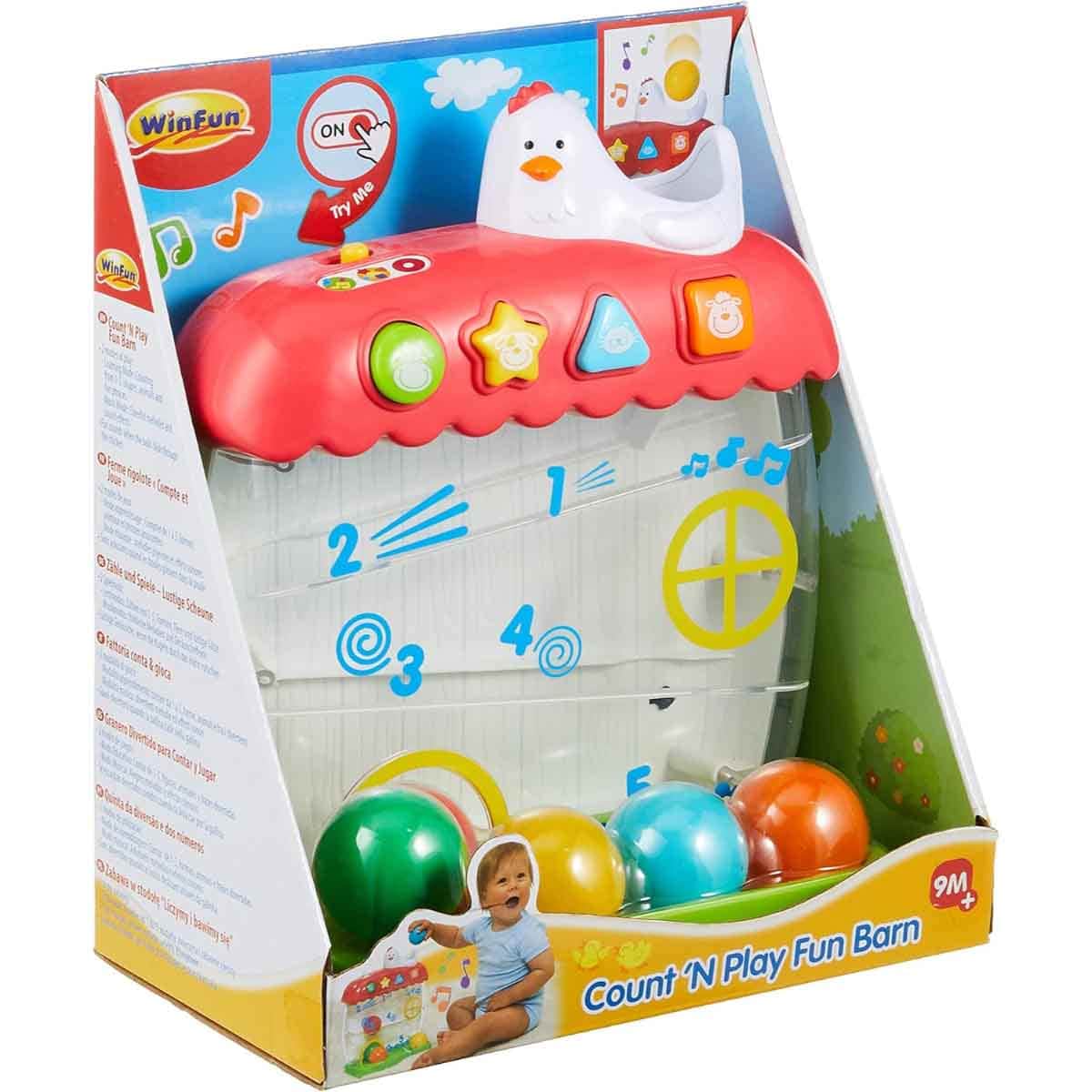 Winfun Count 'N Play Fun Barn Playset Toddler, 0-2 Years
