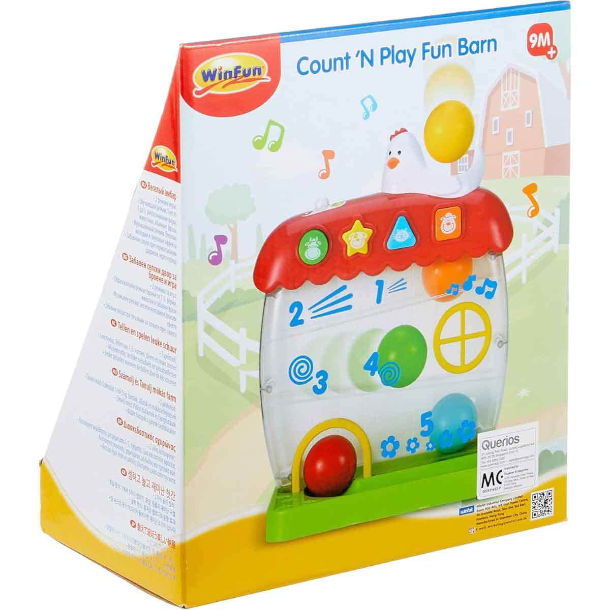 Winfun Count 'N Play Fun Barn Playset Toddler, 0-2 Years