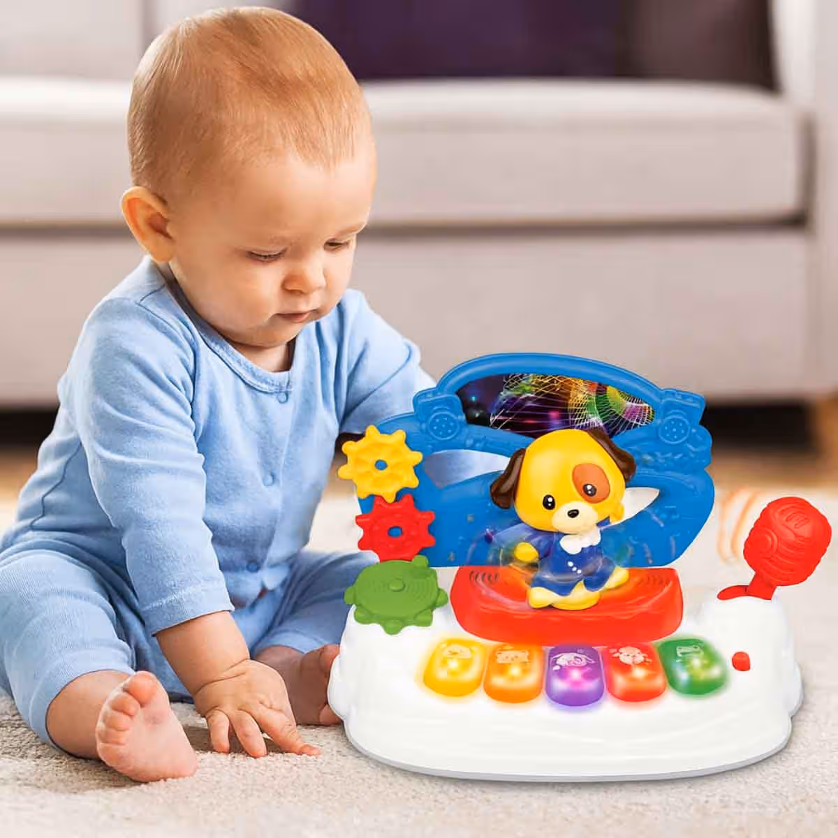 Winfun Dancing Pup Star Piano Toddler, 0-2 Years