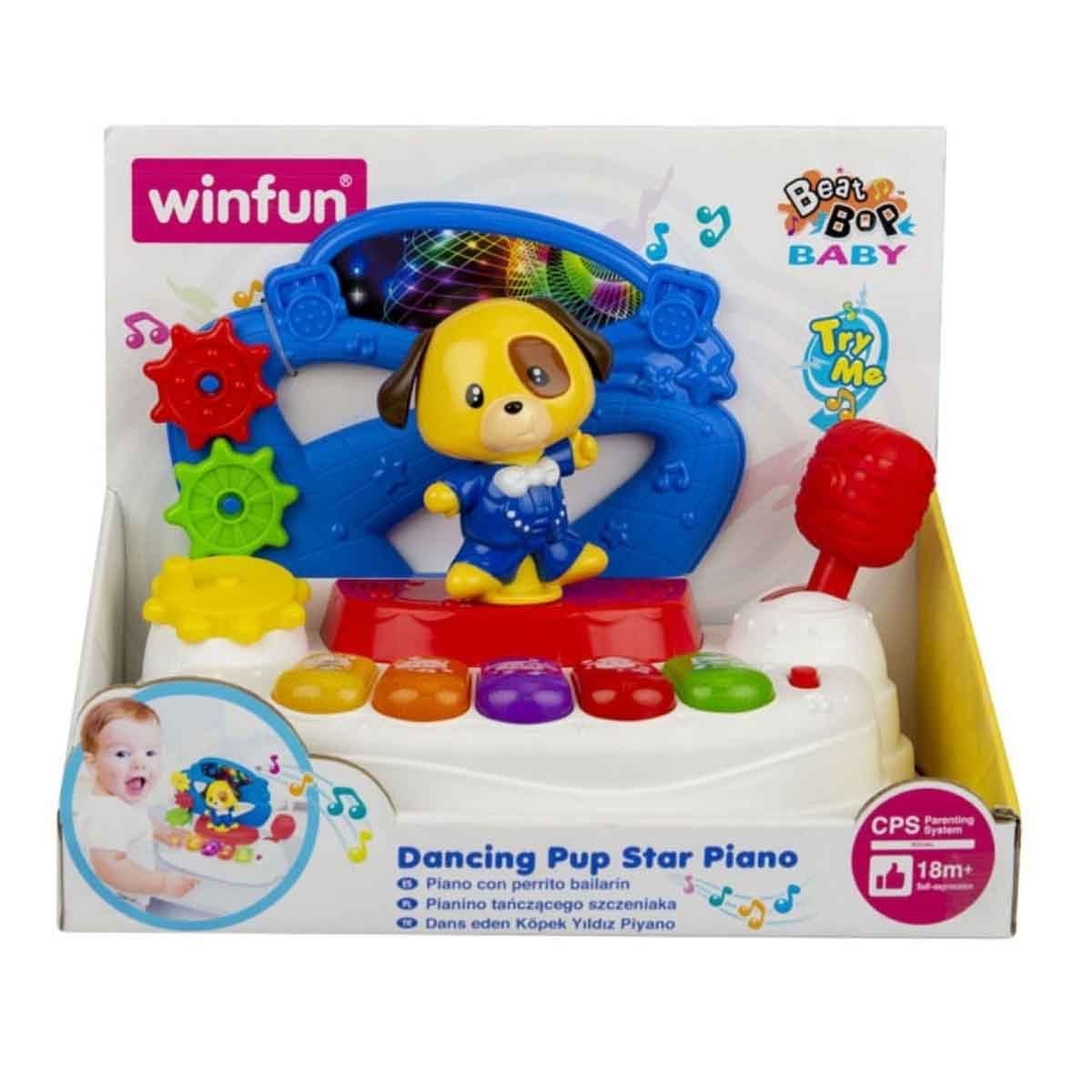 Winfun Dancing Pup Star Piano Toddler, 0-2 Years