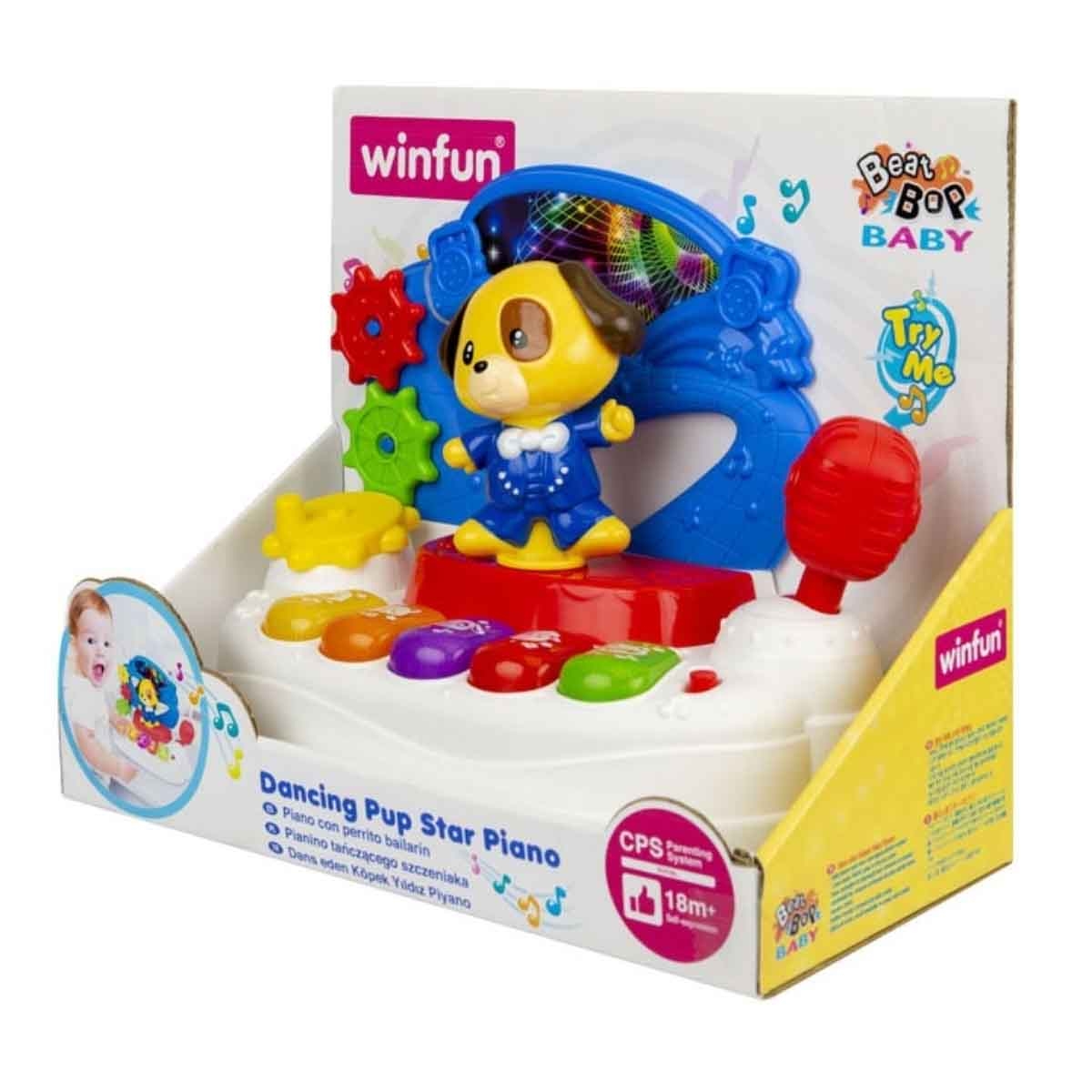 Winfun Dancing Pup Star Piano Toddler, 0-2 Years