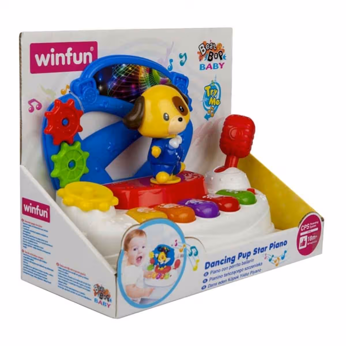 Winfun Dancing Pup Star Piano Toddler, 0-2 Years