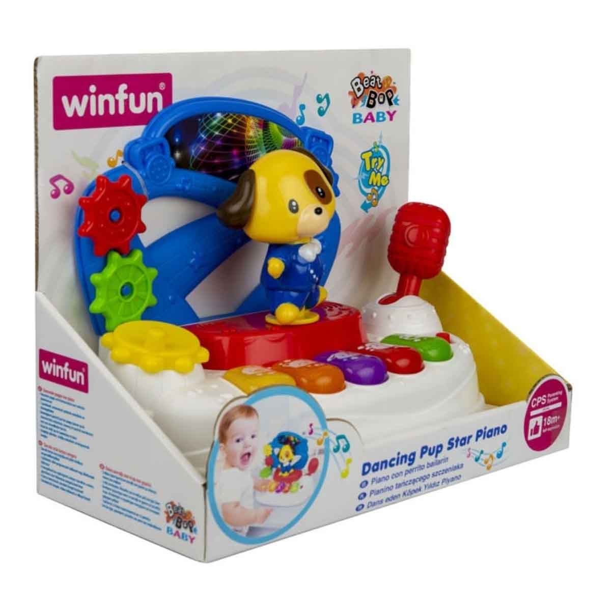 Winfun Dancing Pup Star Piano Toddler, 0-2 Years