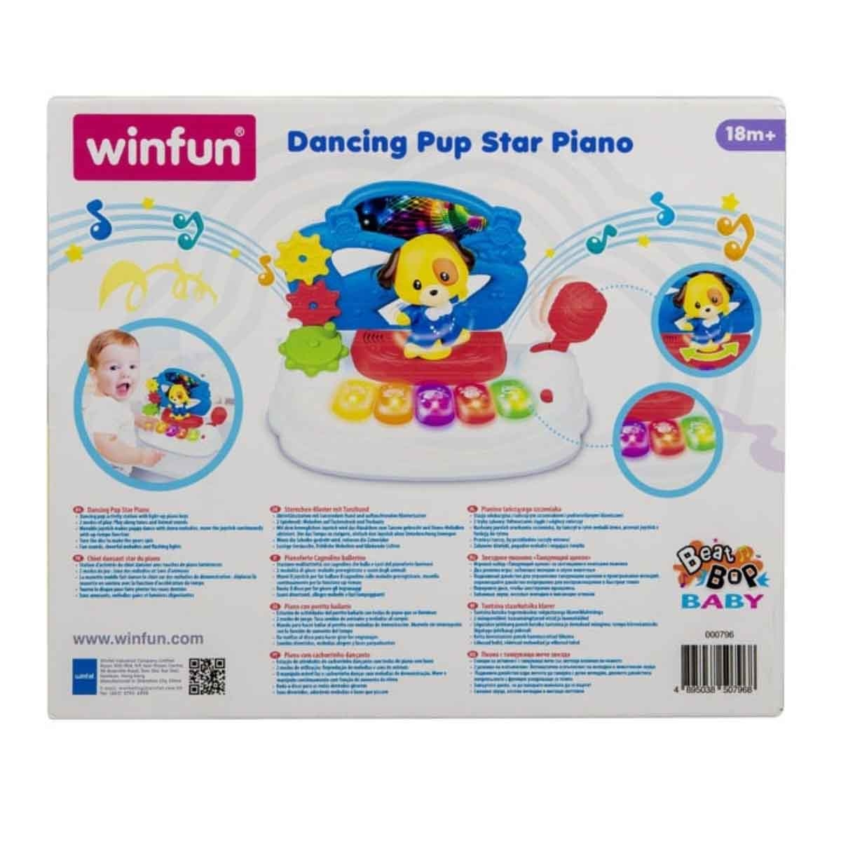 Winfun Dancing Pup Star Piano Toddler, 0-2 Years