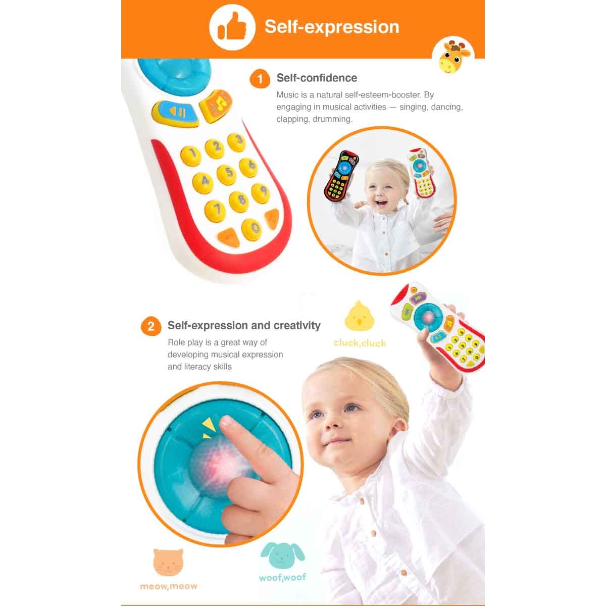 Winfun Light 'N Sounds Remote Control Toddler, 0-2 Years