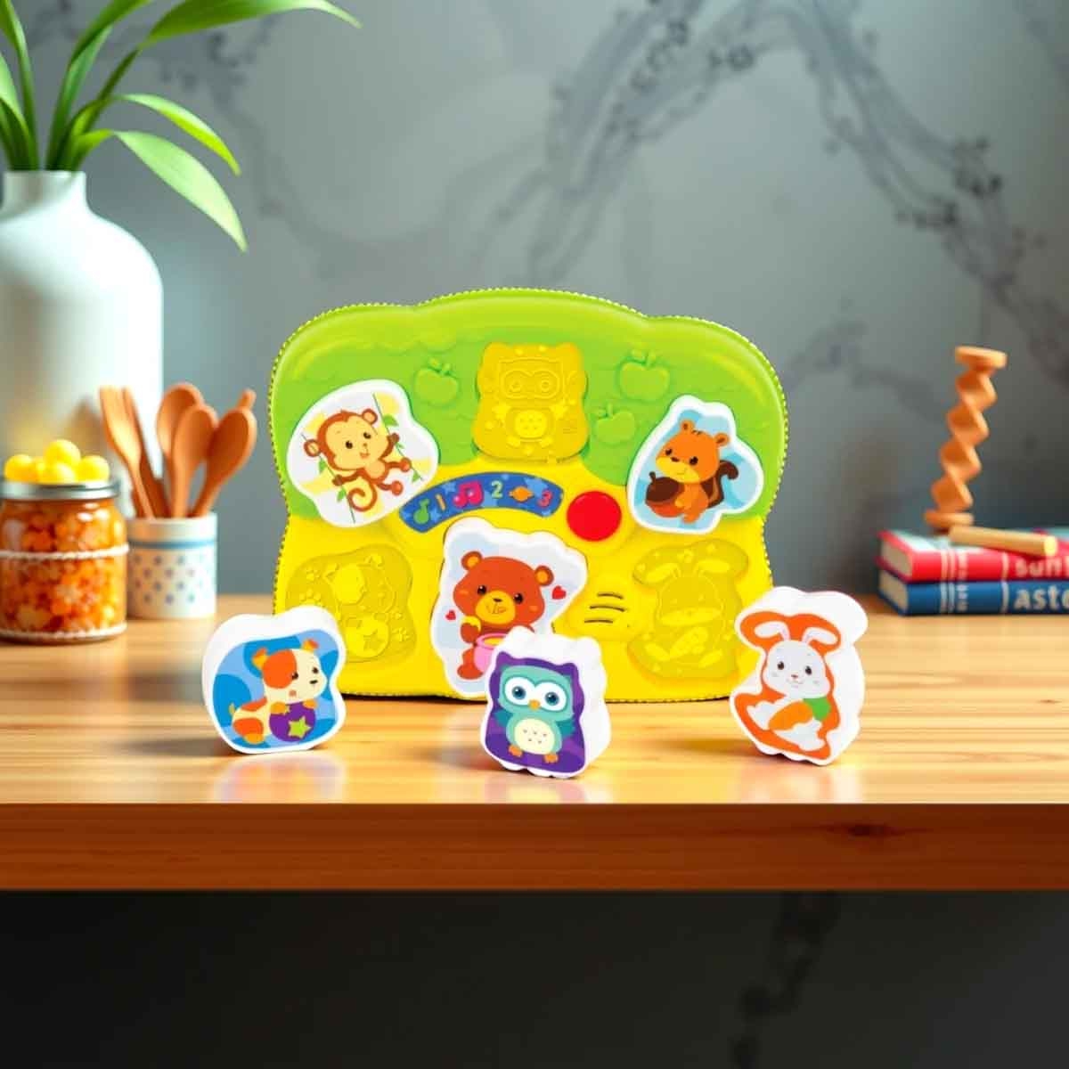 Winfun Lights 'N Sounds Animal Puzzle Toddler, 0-2 Years