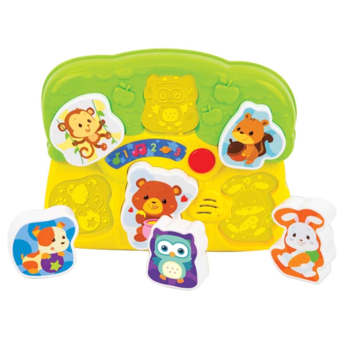 Winfun Lights 'N Sounds Animal Puzzle Toddler, 0-2 Years