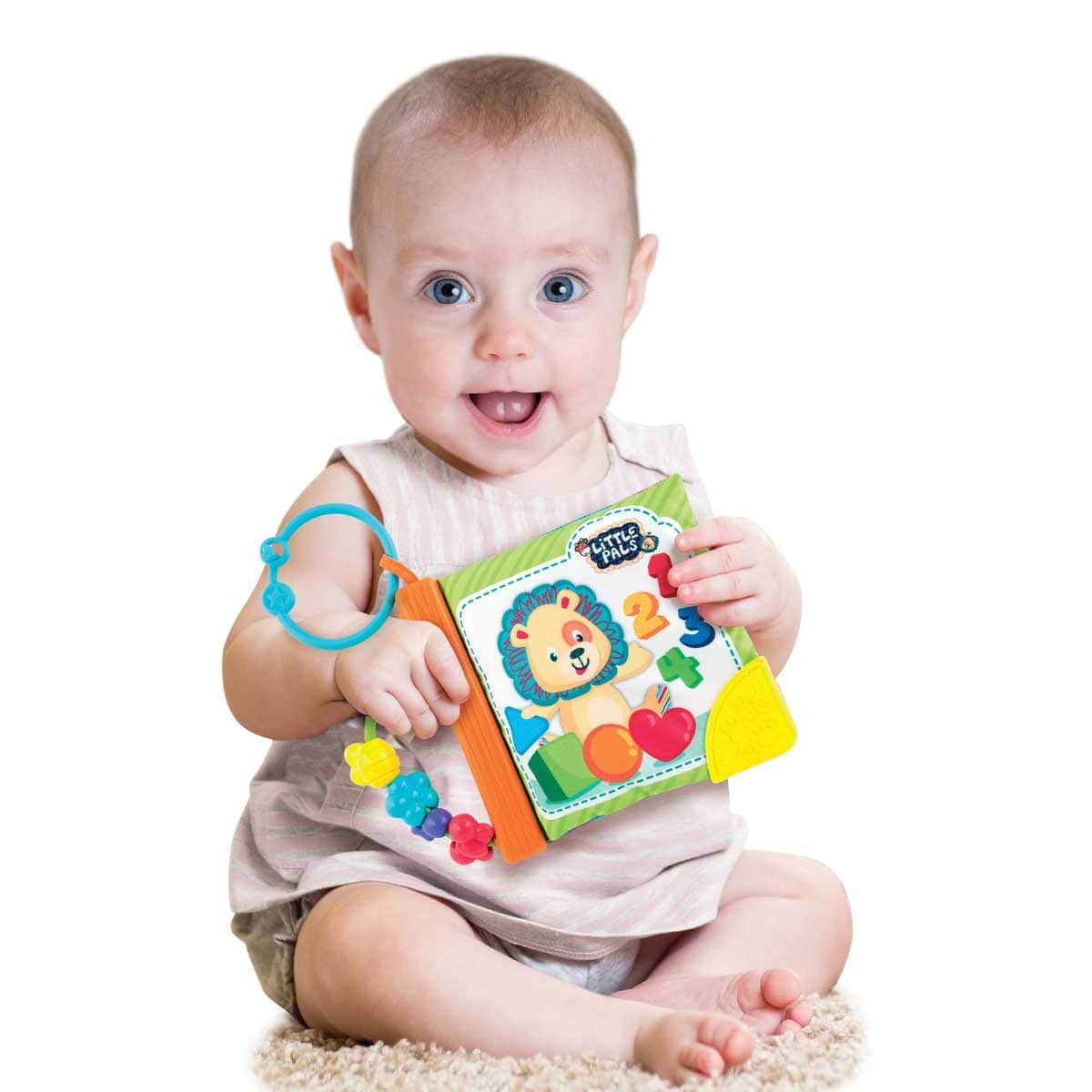 Winfun Little Pals Take-Along Crinkle Book Toddler, 0-2 Years