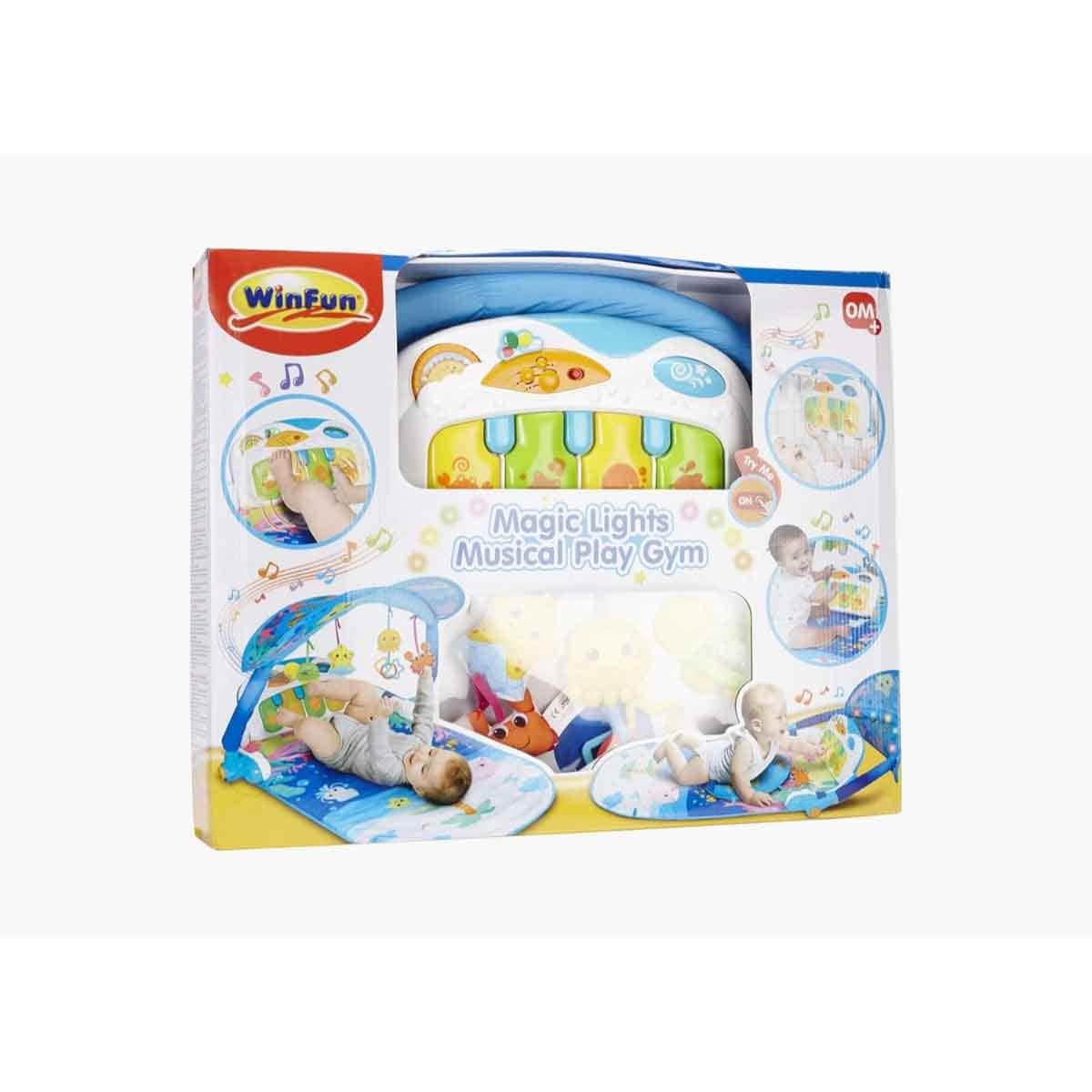 Winfun Magic Lights Musical Play Gym Toddler, 0-2 Years