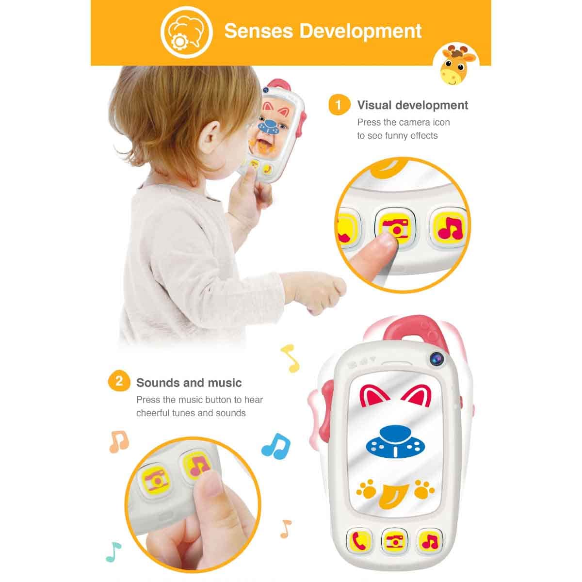 Winfun My First Baby Selfie Phone Toddler, 0-2 Years
