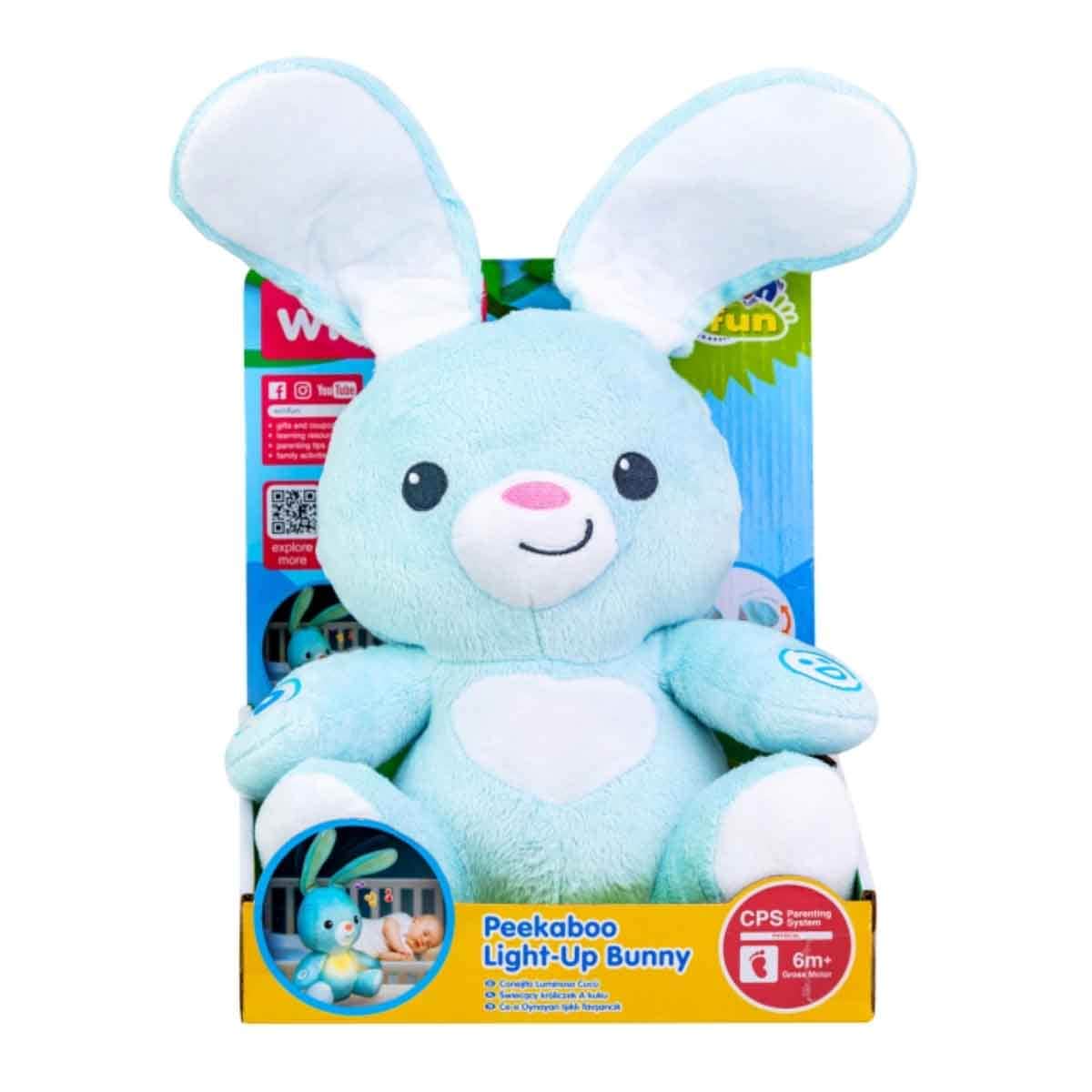 Winfun Peek A Boo Light-Up Bunny Toy Toddler, 0-2 Years