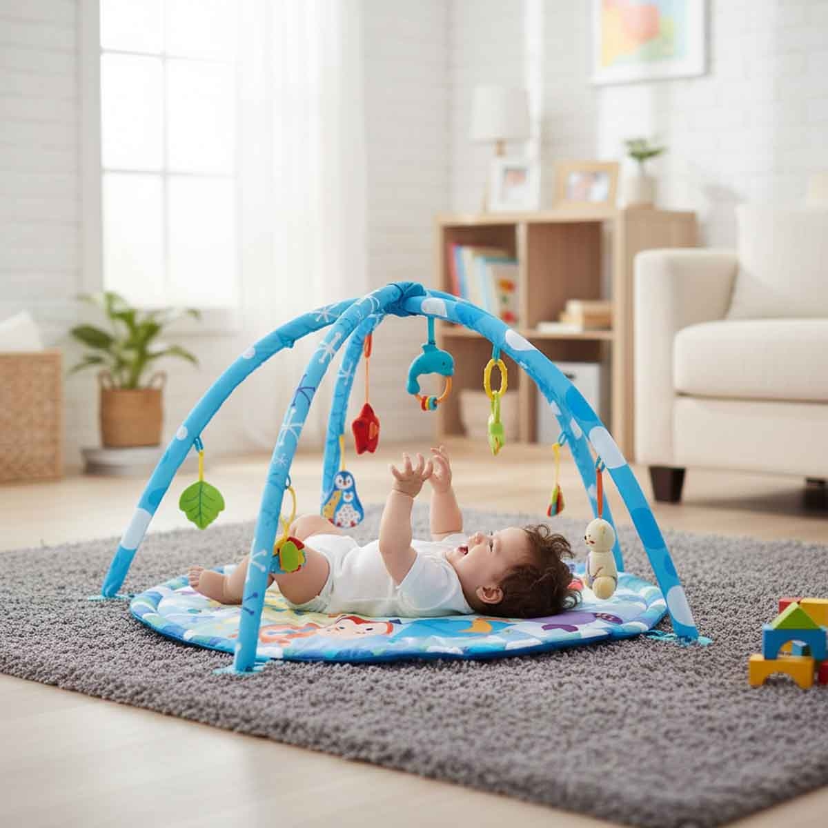 وين فن حصيرة لعب بولار فييستا للأطفال عمر 0-2 سنوات