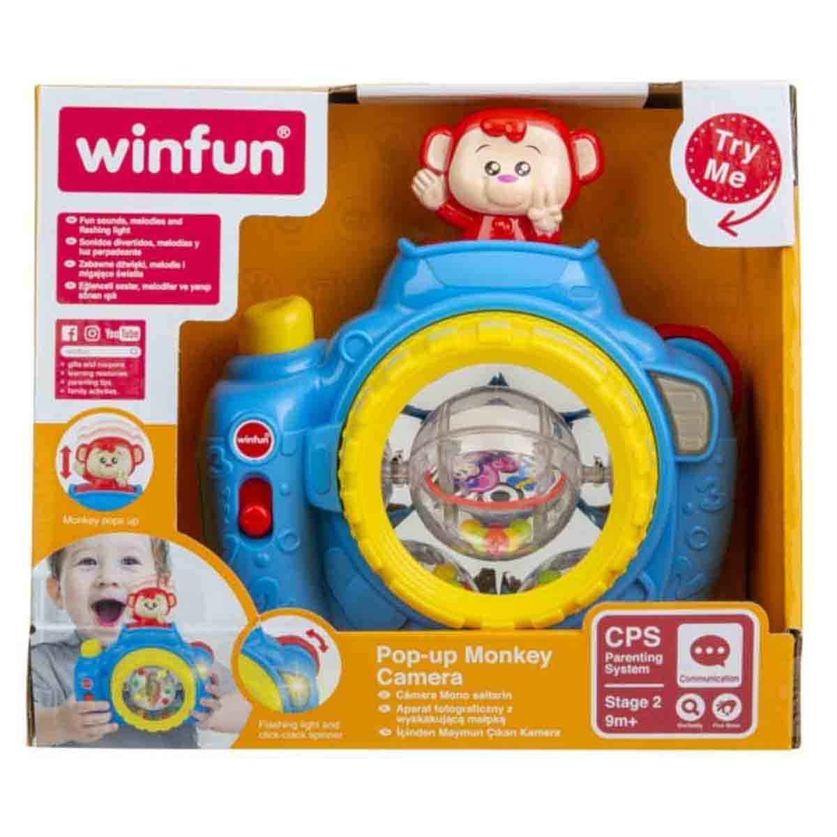 Winfun Pop-Up Monkey Camera Toddler, 0-2 Years