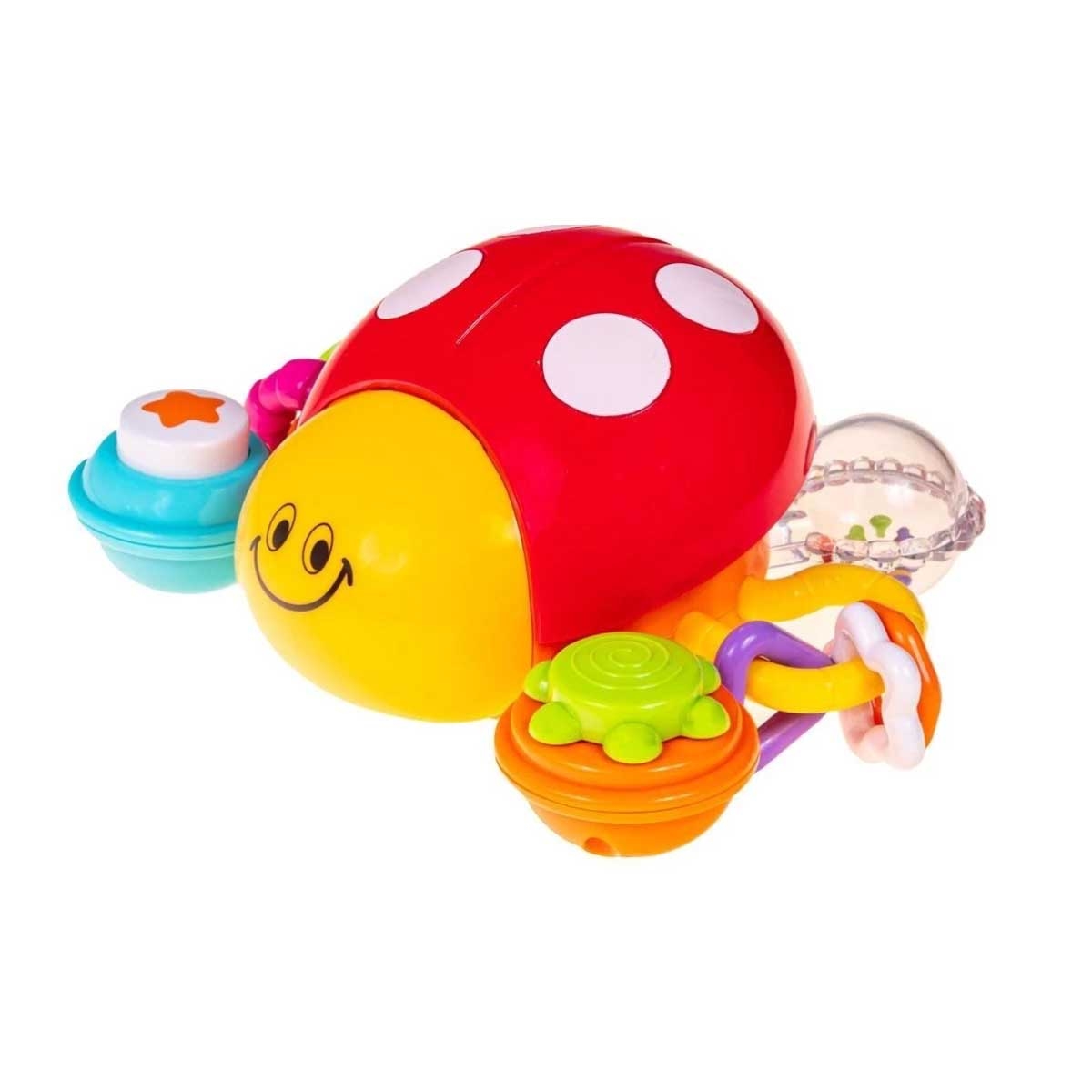 Winfun Press 'N Go Activity Ladybug Interactive Toy Toddler, 0-2 Years