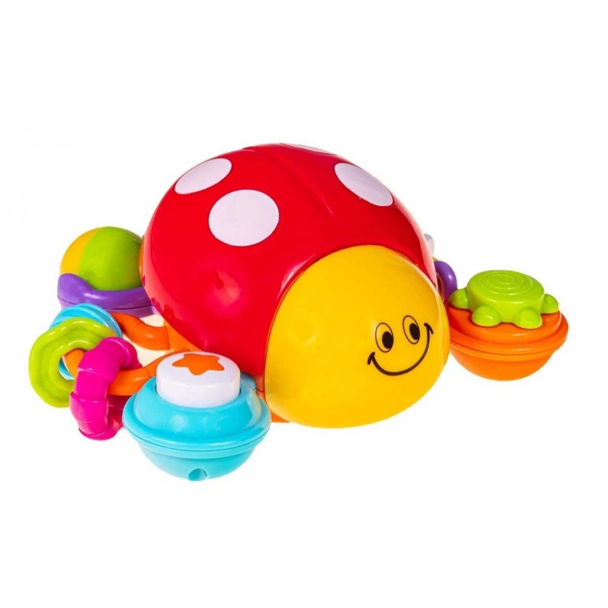 Winfun Press 'N Go Activity Ladybug Interactive Toy Toddler, 0-2 Years