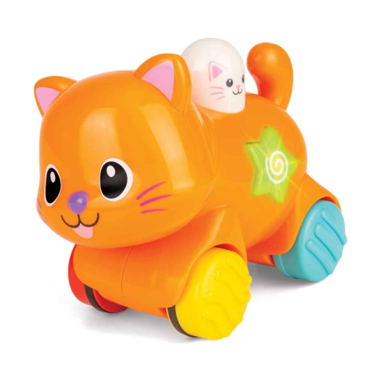 Winfun Press ’N Go Pet-Kitten Interactive Toy Toddler, 0-2 Years