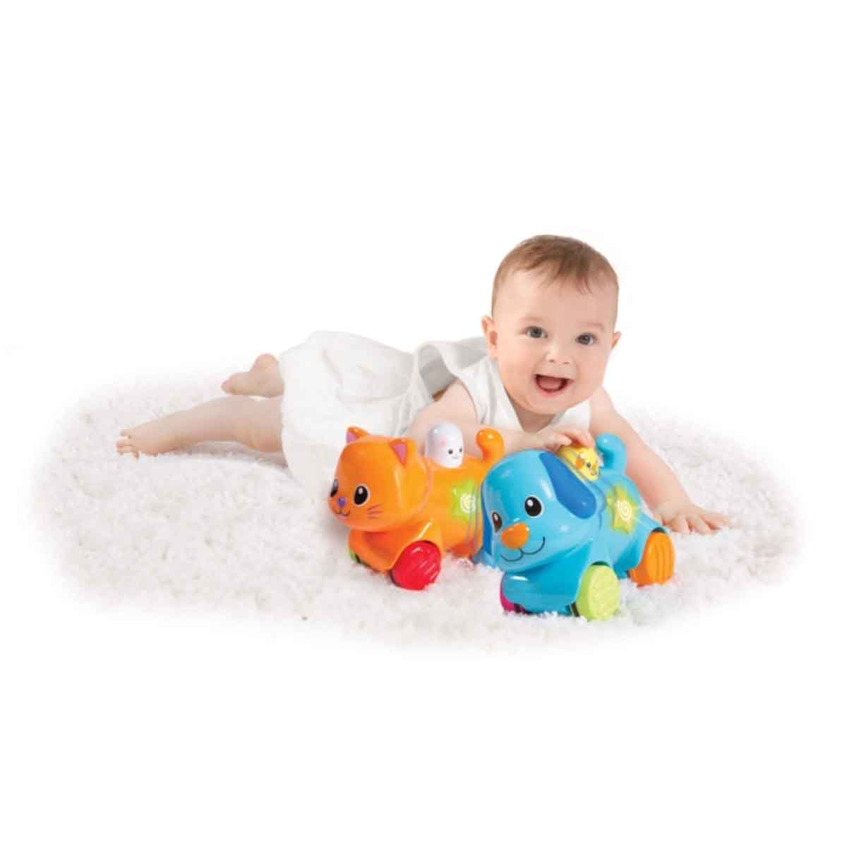 Winfun Press ’N Go Pet-Puppy Interactive Toy Toddler, 0-2 Years