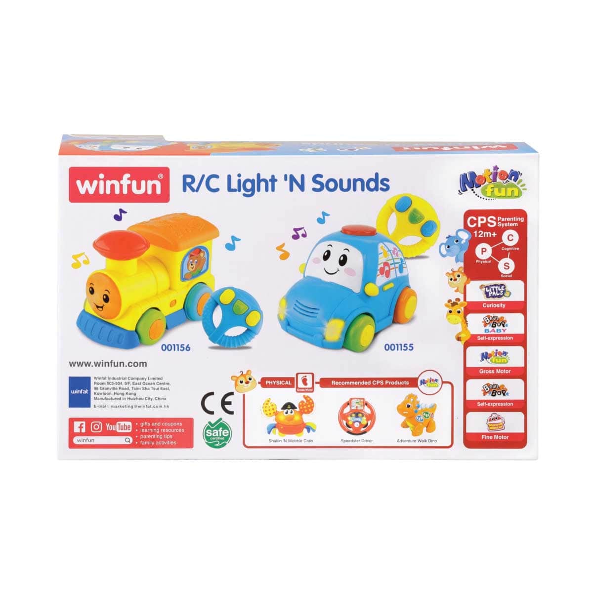 Winfun R/C Light 'N Sounds Remote Controlled Train Toddler, 0-2 Years