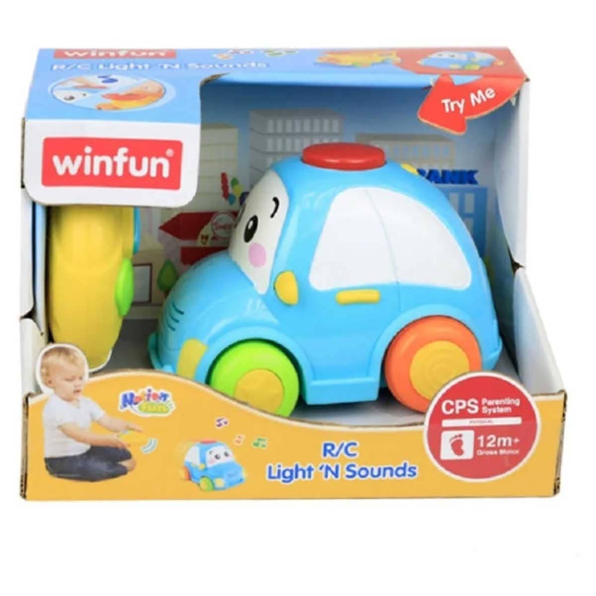Winfun Remote Control Light ’N Sounds Car Toy Toddler, 0-2 Years