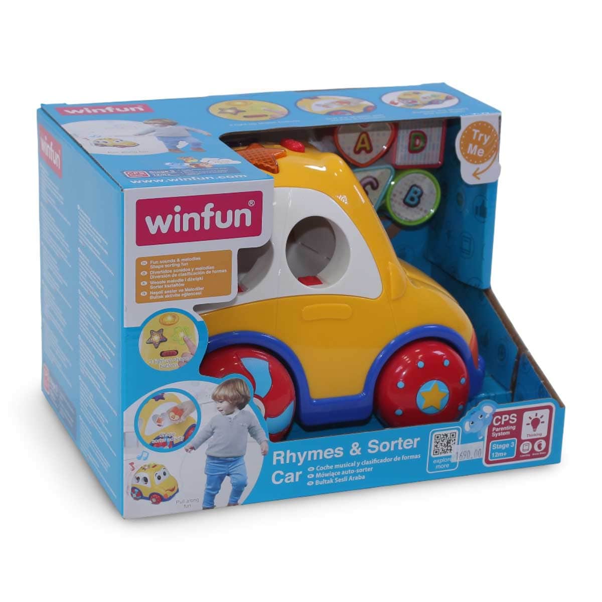 Winfun Rhymes & Sorter Car Toddler, 0-2 Years