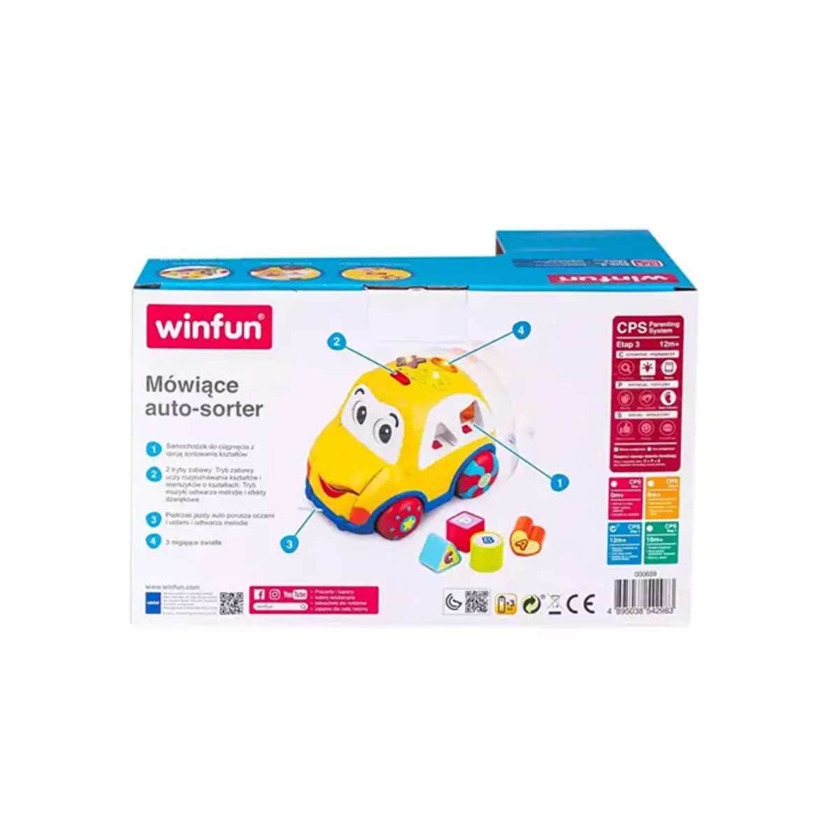 Winfun Rhymes & Sorter Car Toddler, 0-2 Years