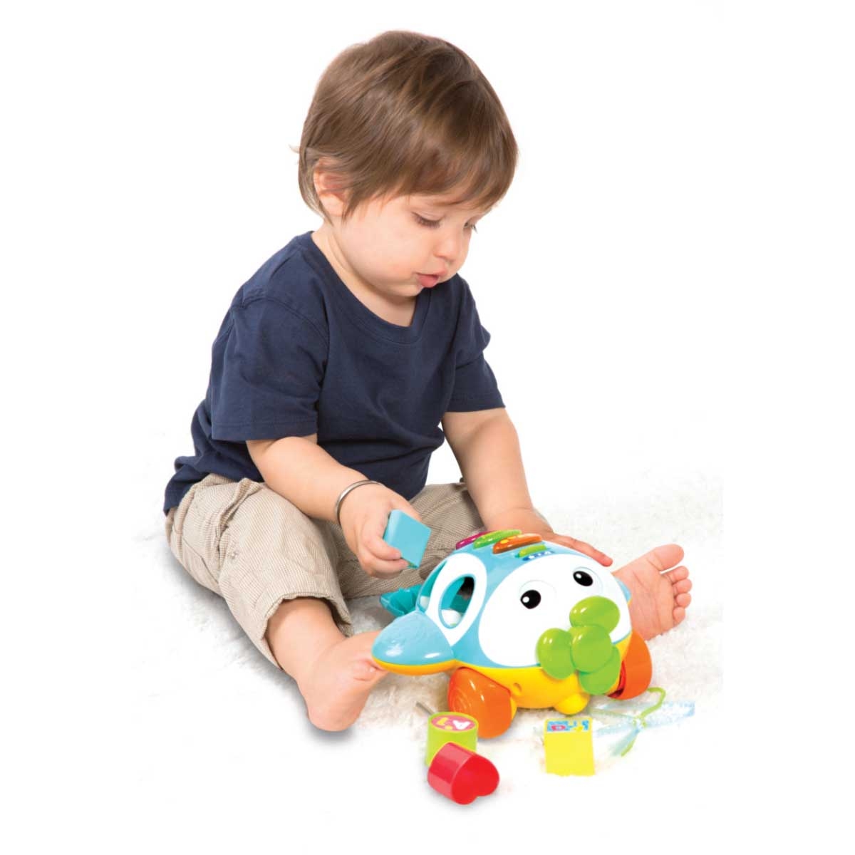 Winfun Sort 'N Learn Pull Along Plane Toy Toddler, 0-2 Years