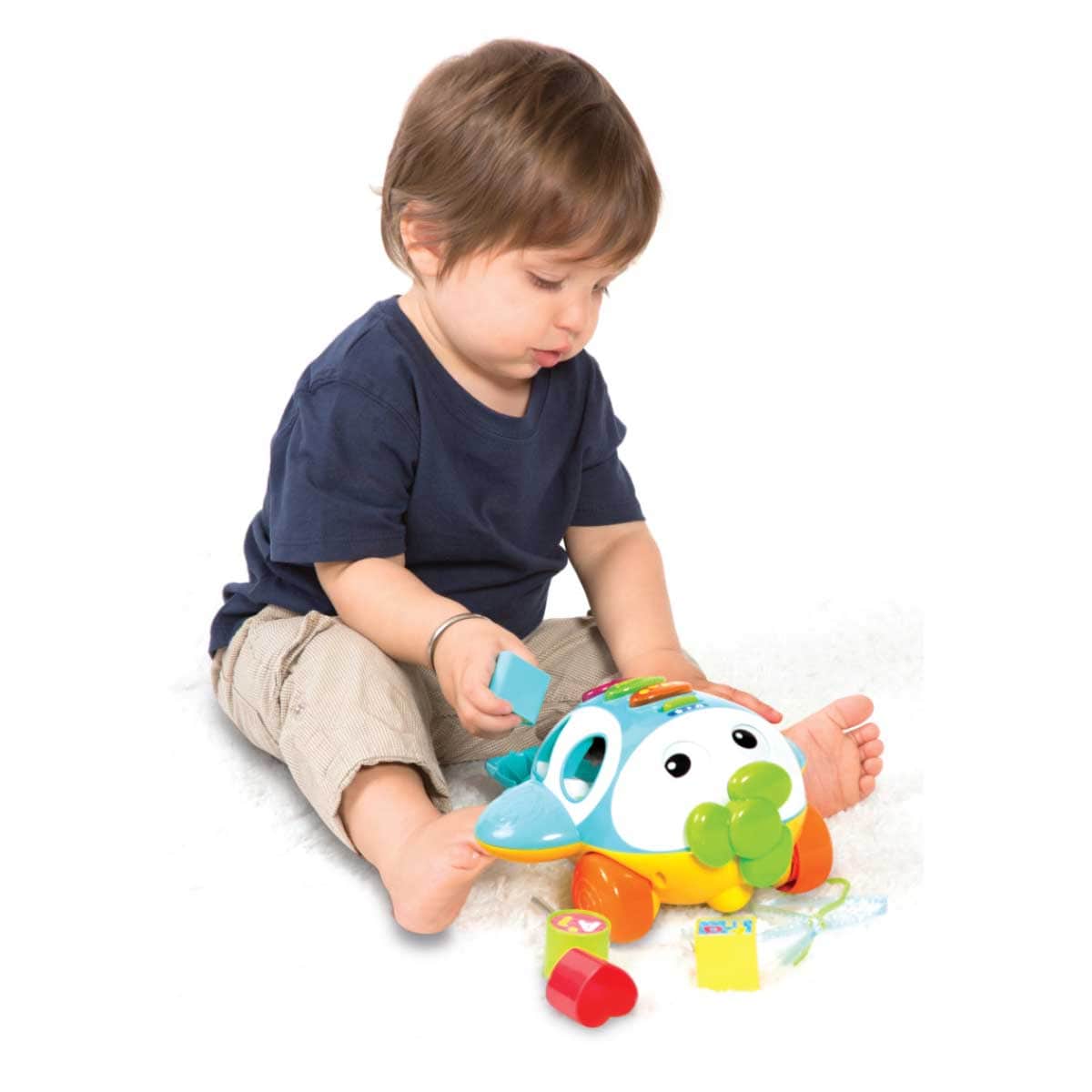 Winfun Sort 'N Learn Pull Along Plane Toy Toddler, 0-2 Years