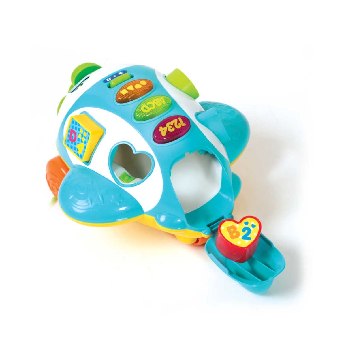 Winfun Sort 'N Learn Pull Along Plane Toy Toddler, 0-2 Years