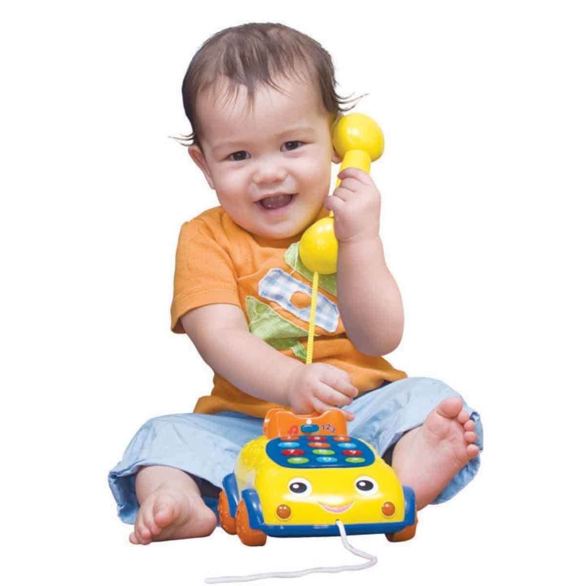 Winfun Talk 'N Pull Phone Sound Toy Toddler, 0-2 Years