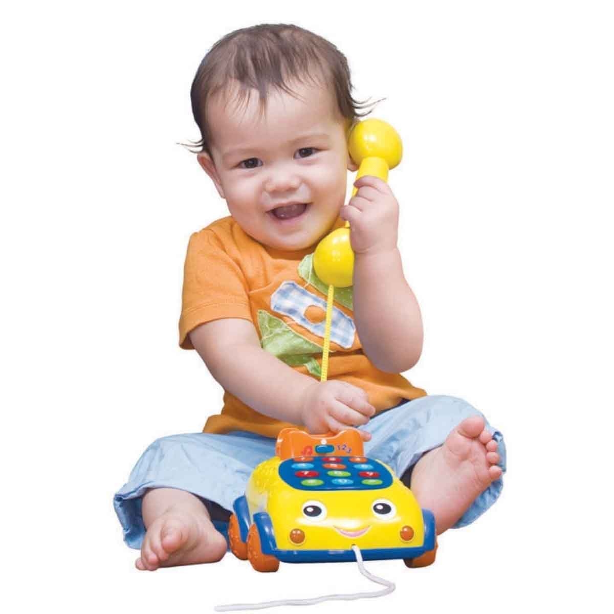 Winfun Talk 'N Pull Phone Sound Toy Toddler, 0-2 Years