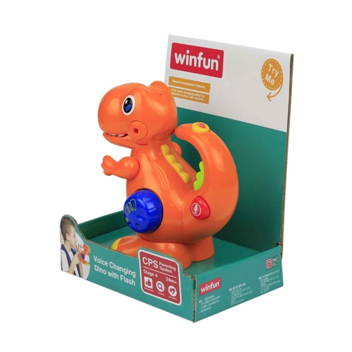 Winfun Voice Changing Dino With Flash Interactive Toy Unisex, 3-4 Years