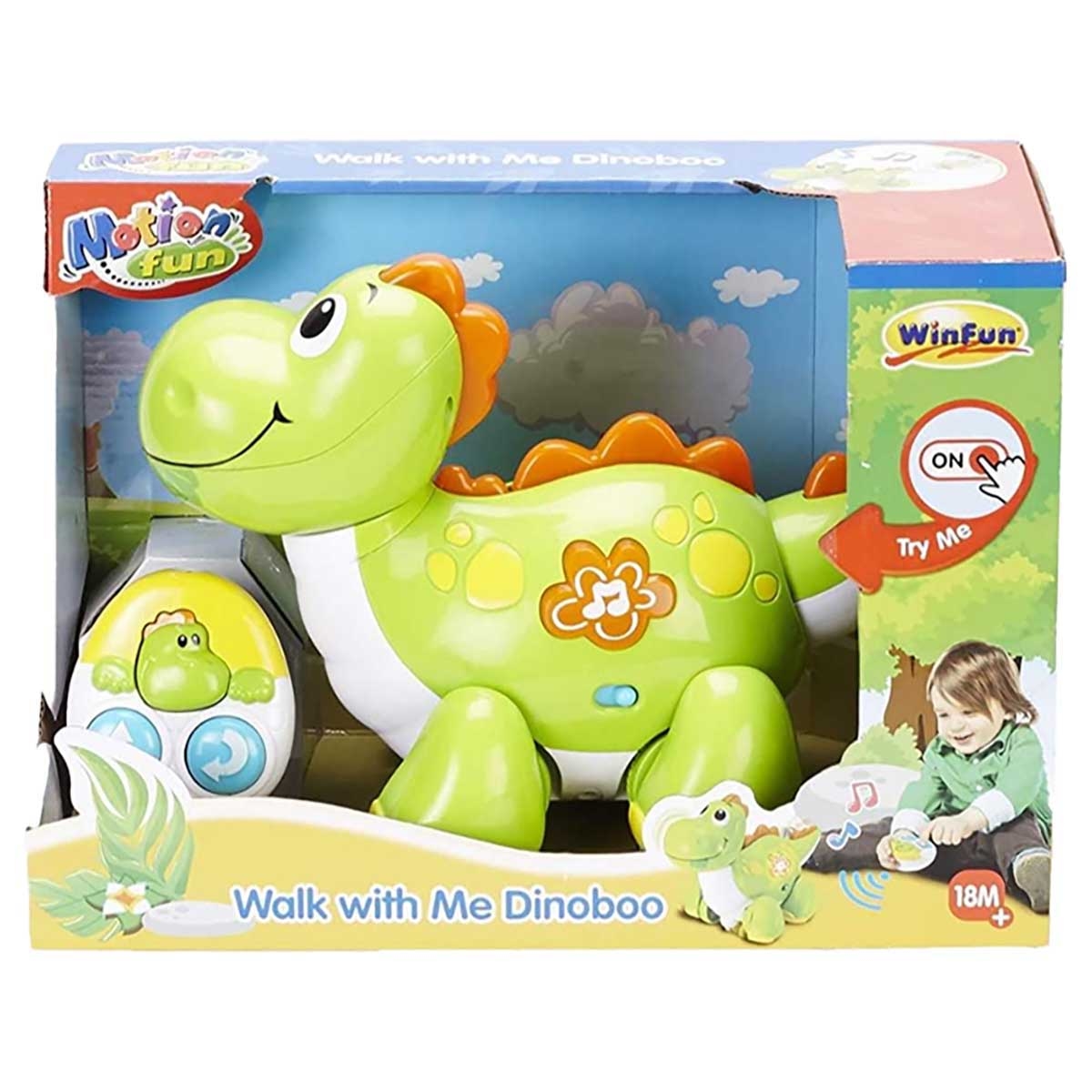 Winfun Walk With Me Dinoboo Dinosaur Toy Toddler, 0-2 Years