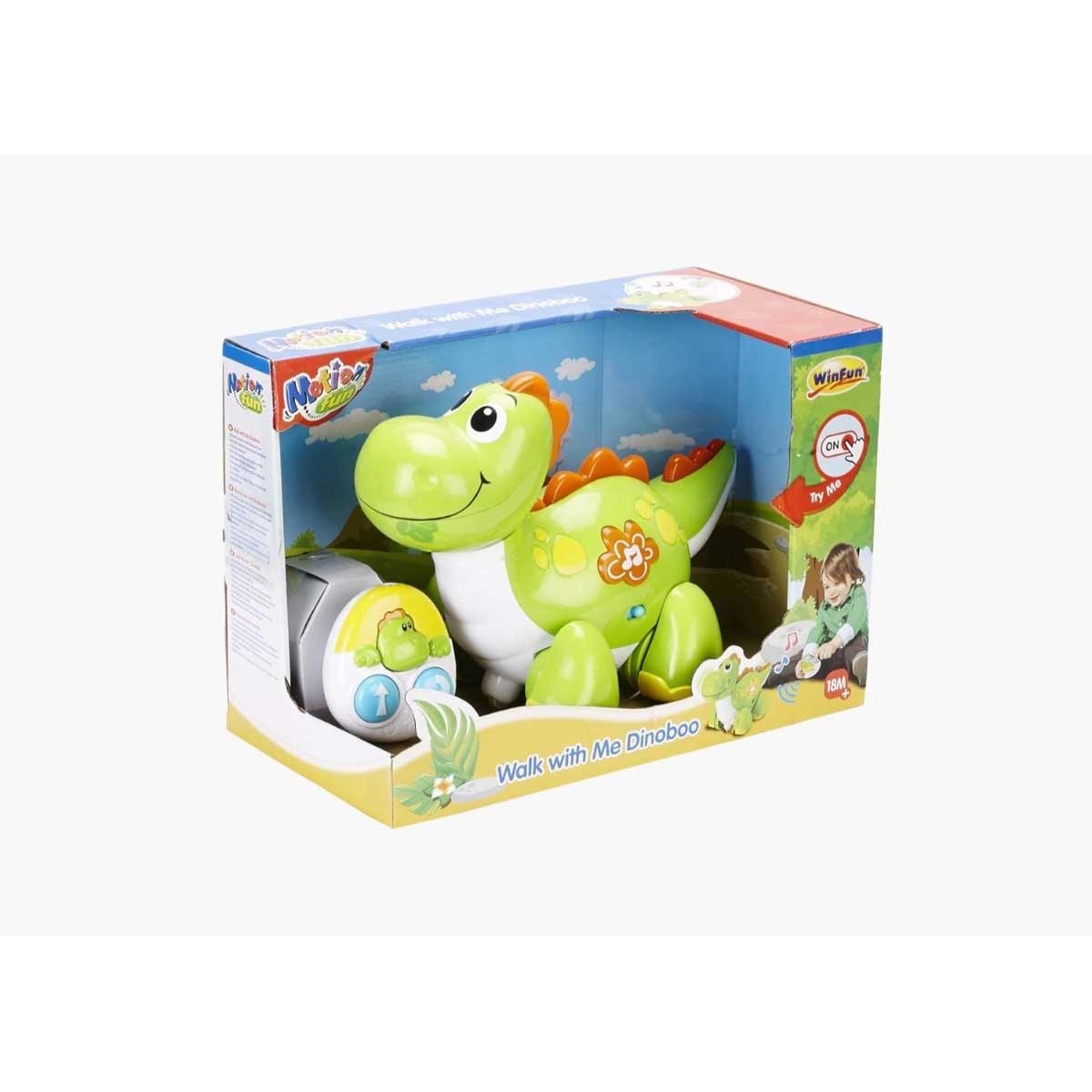 Winfun Walk With Me Dinoboo Dinosaur Toy Toddler, 0-2 Years