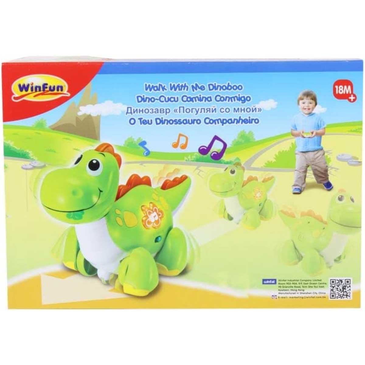 Winfun Walk With Me Dinoboo Dinosaur Toy Toddler, 0-2 Years