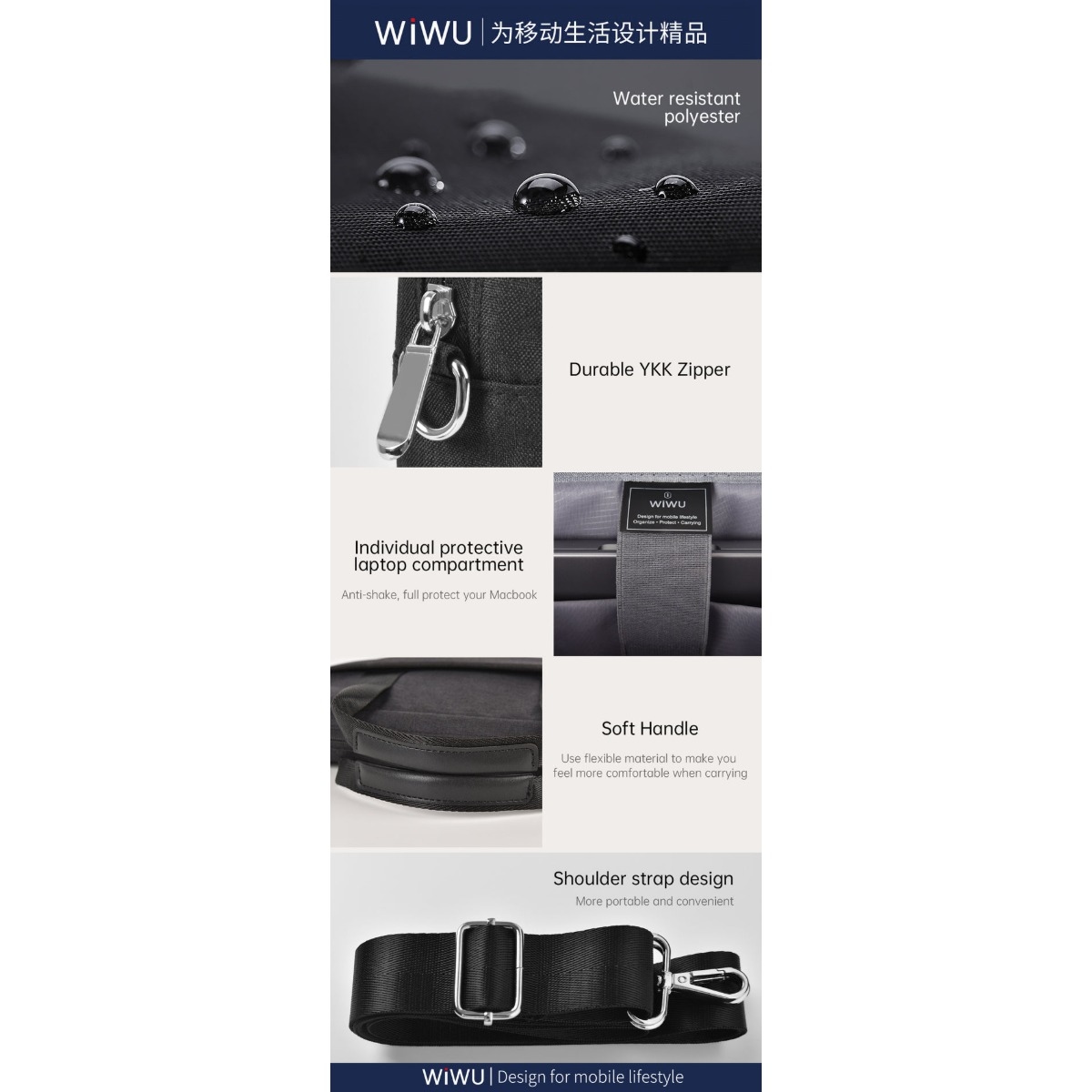WiWU Minimalist Pro II Laptop BagWiWU