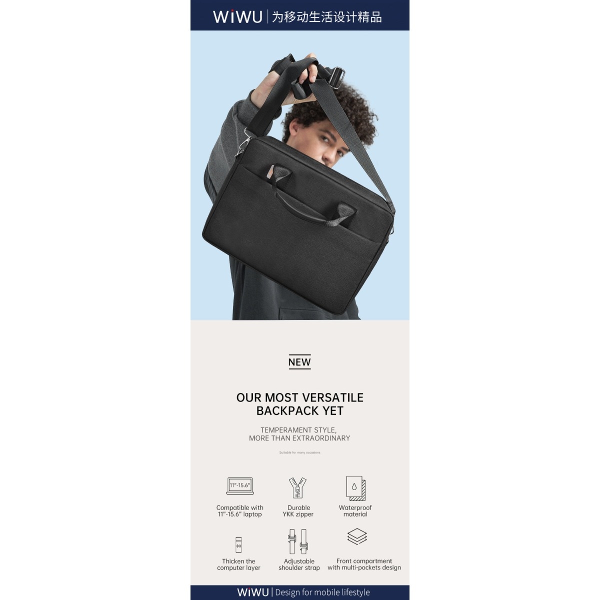 WiWU Minimalist Pro II Laptop BagWiWU