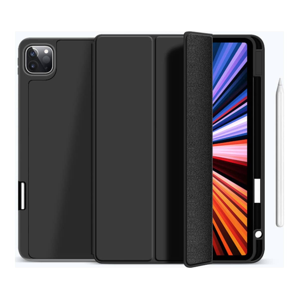 WiWU Black Skin Feeling Shockproof Protective Case for iPad Air 13" & Pro 12.9"