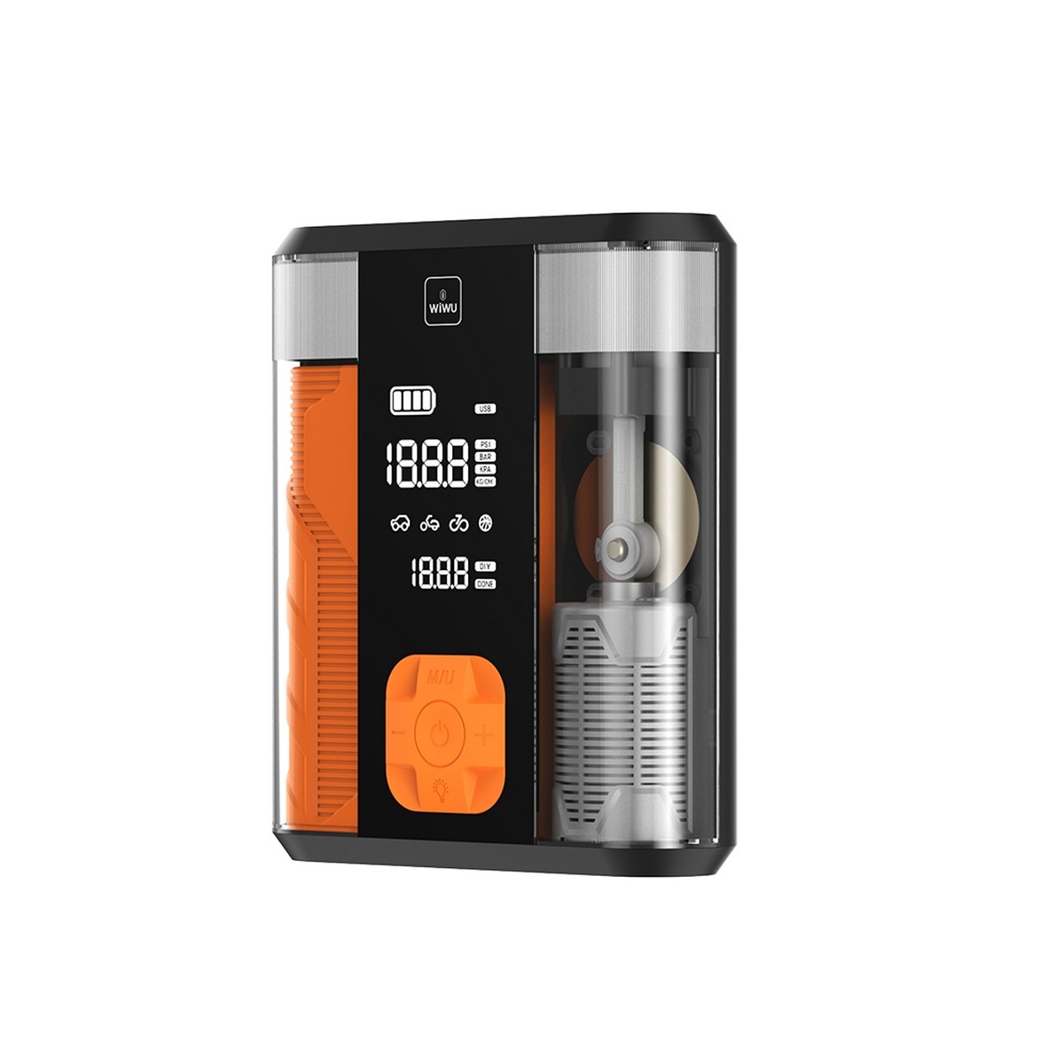 WiWU Car Guardian 4-in-1 Jump Starter & Tire Inflator