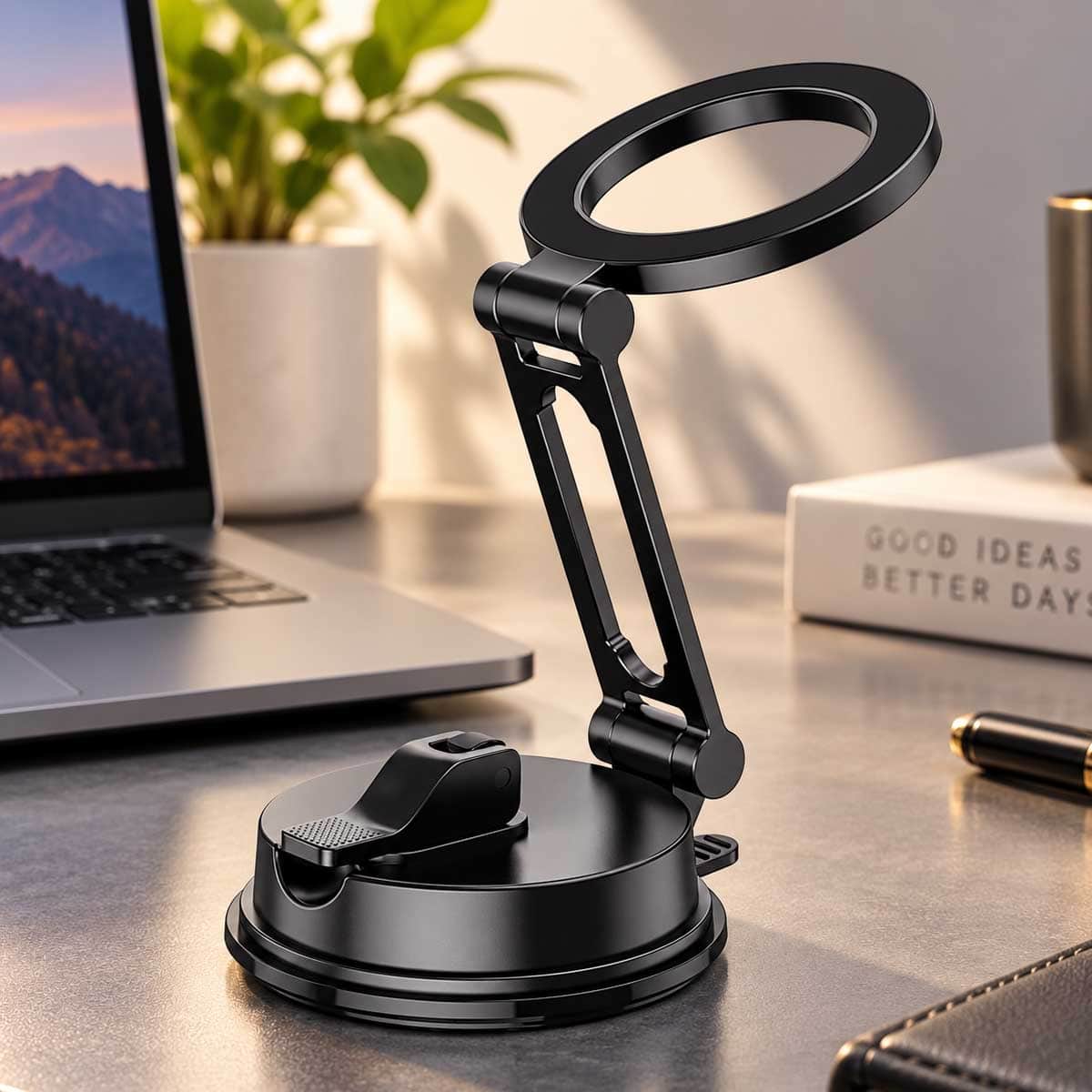 WiWU Car Mount & Charger with GaN Fast Charger + OWS Earbuds + USB-C to USB-C Cable + Power Bank & Smart Watch Bundle