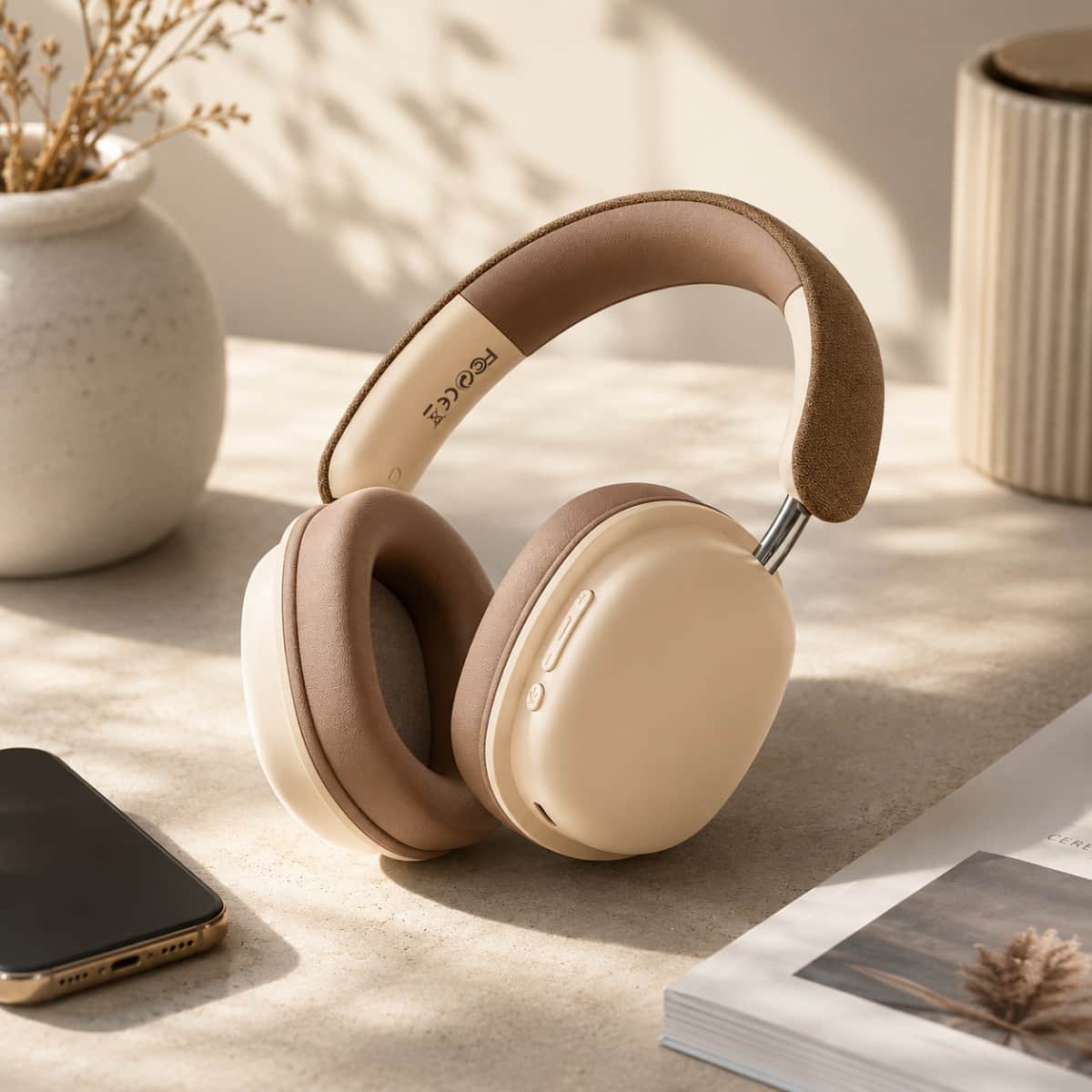 WiWU Khaki Elite Wireless Over Ear Headset