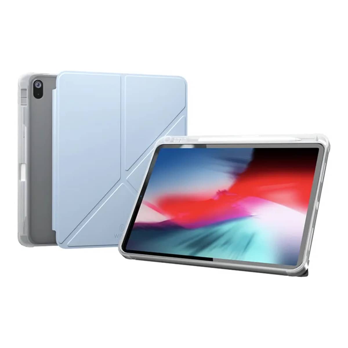 WiWU Light Blue Classic III Case for iPad 10.2" & 10.5"
