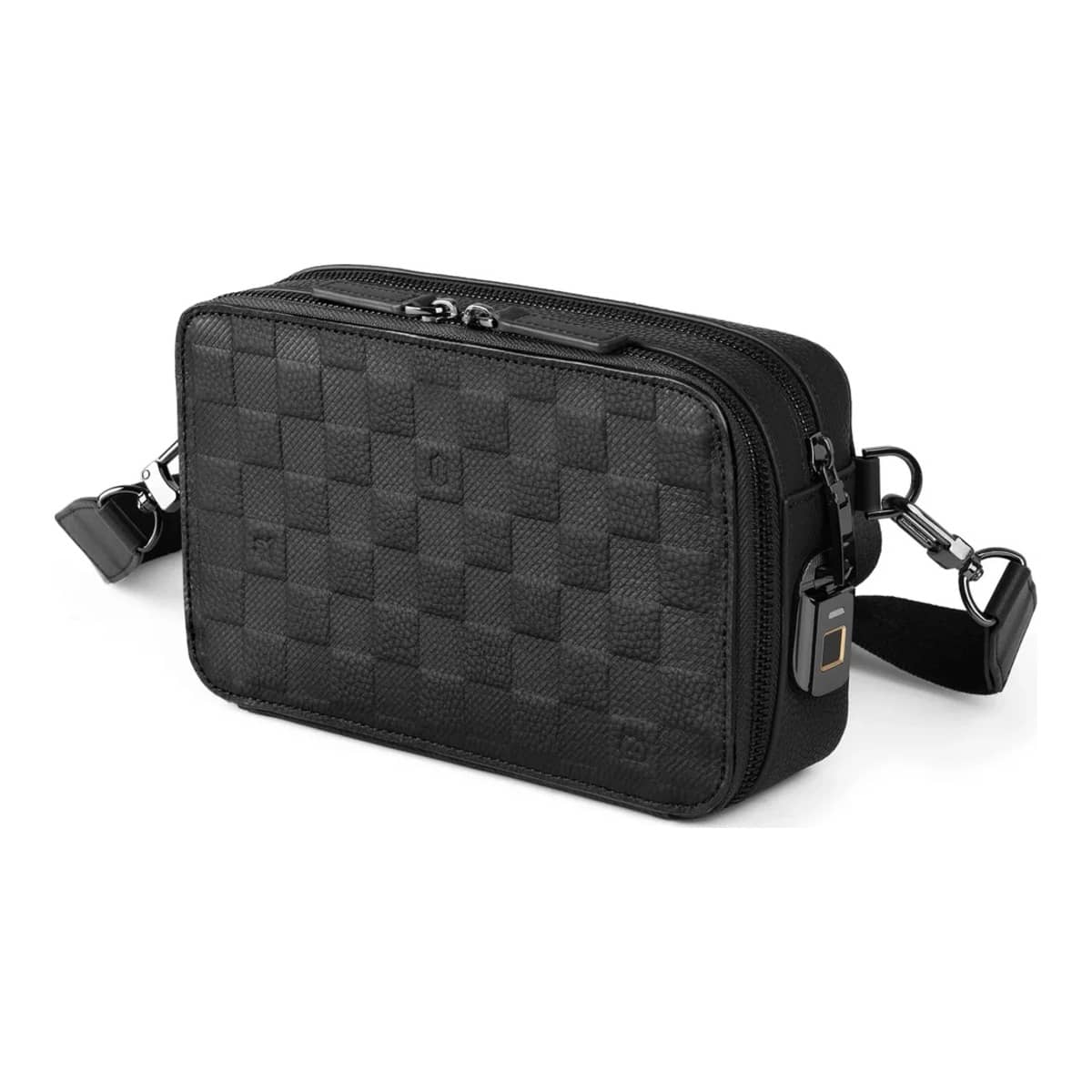 WiWU Master Genuine Leather Fingerprint Lock Crossbody BagWiWU