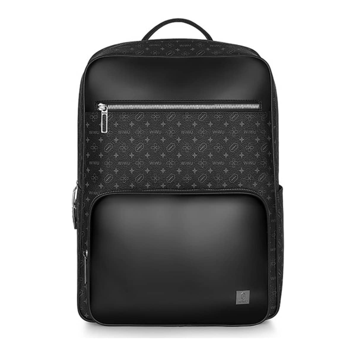 WiWU Master Genuine Leather Fingerprint Lock Laptop BackpackWiWU