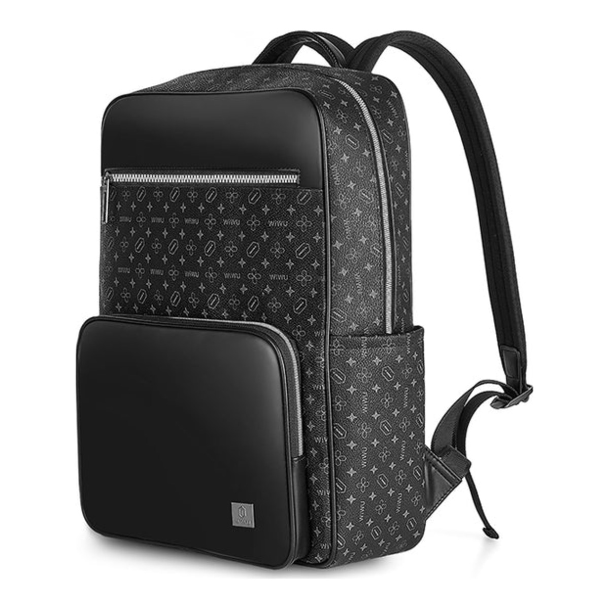 WiWU Master Genuine Leather Fingerprint Lock Laptop BackpackWiWU